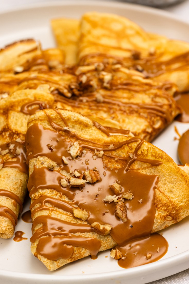 easy crepe recipe homemade crepes thin pancakes recipe breakfast crepes classic French crepes