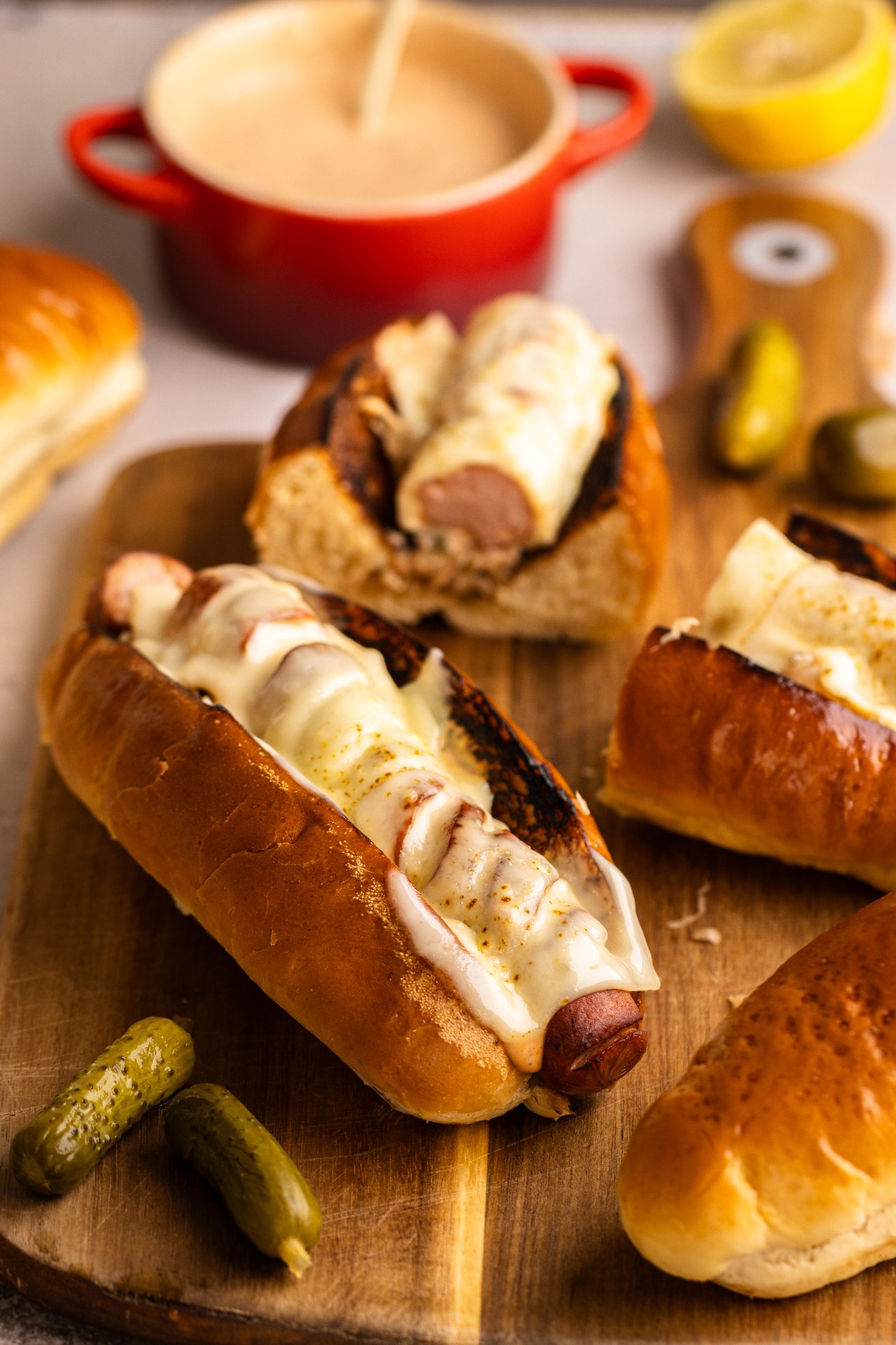 reuben hot dog, reuben sandwich, frankfurter, russian dressing recipe, summer foods, hot dog recipes, July 4th recipes,