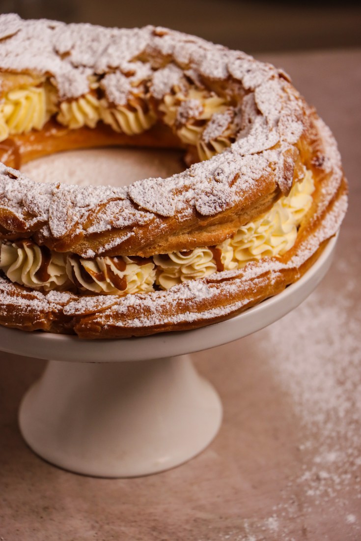 Honey & Almond Paris–Brest – A Bridgerton-Inspired Choux Pastry